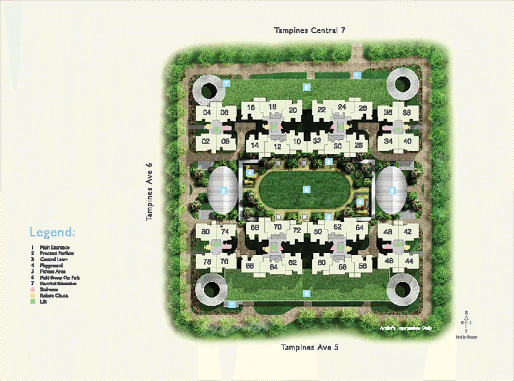 The Premiere Siteplan